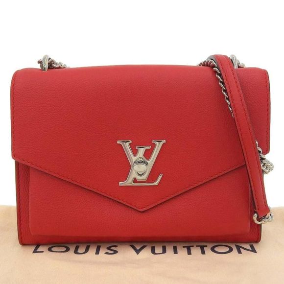 Louis Vuitton My LockMe BB Chain Shoulder Bag Red - Picture 1 of 5